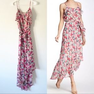 Joie Lili Floral Print Silk Dress